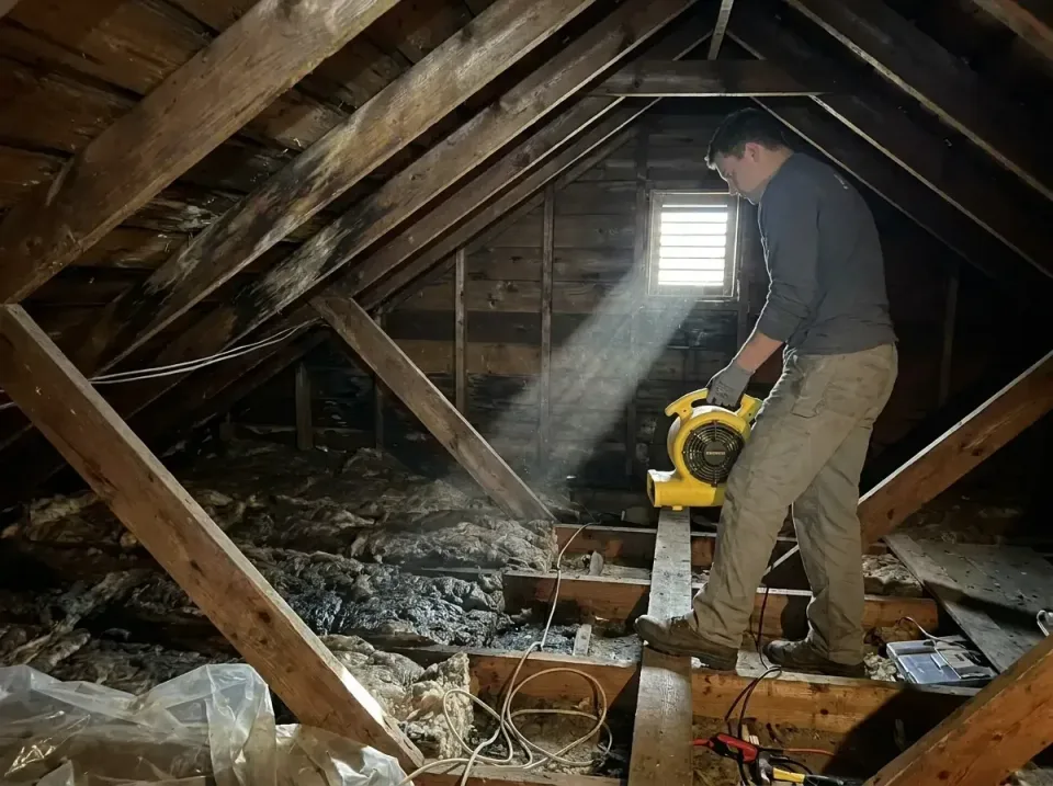 attic-water-damage-drying-proc-007 — frequently asked questions, Emergency Water Extraction & 24/7 Flood Response in Grayson…
